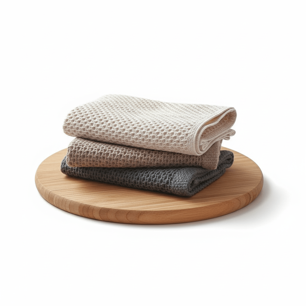 All Around Casa Elegant Cotton Kitchen Towels for Effortless Drying - All Around Casa