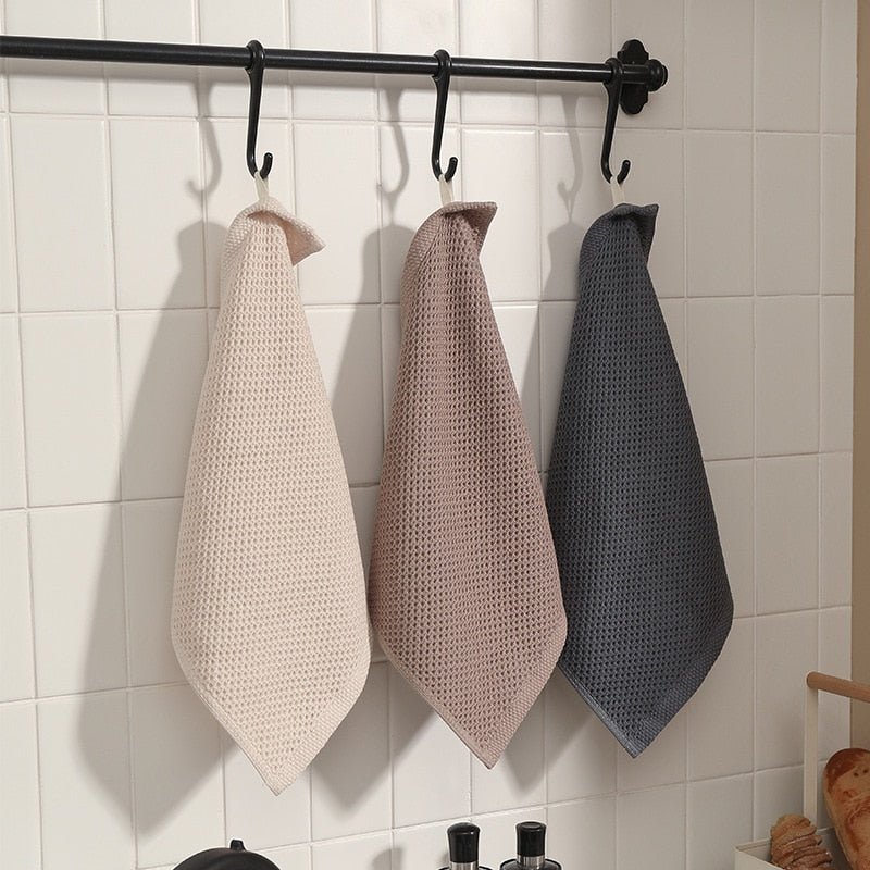 All Around Casa Elegant Cotton Kitchen Towels for Effortless Drying - All Around Casa