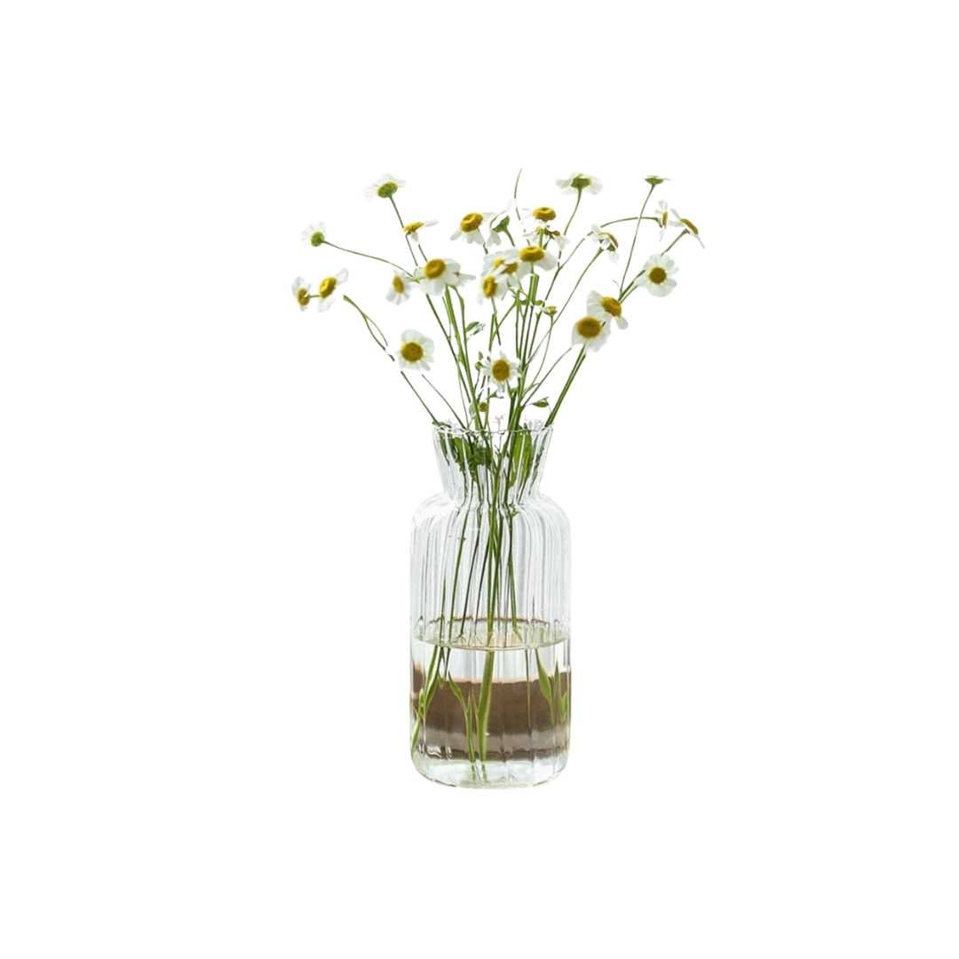 All Around Casa – Petal Textured Glass Vase - All Around Casa